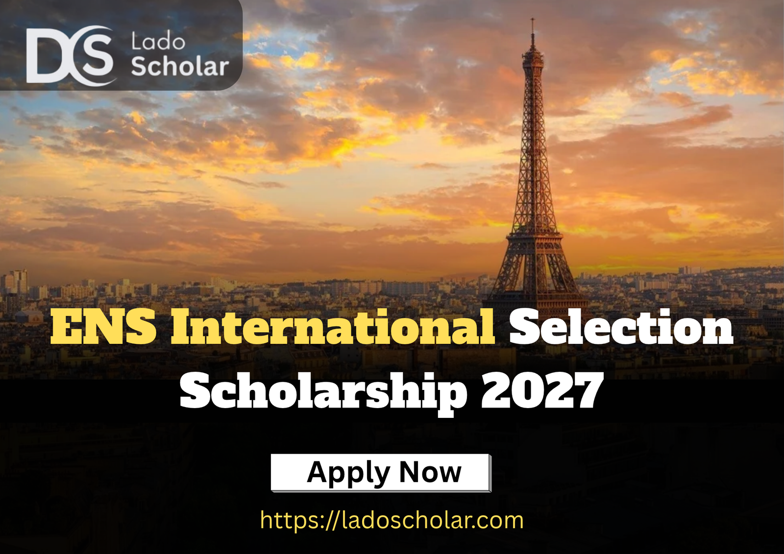 ENS International Selection Scholarship 2027