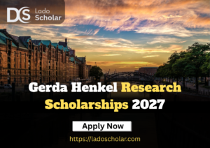 Gerda Henkel Research Scholarships 2027