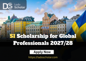 SI Scholarship for Global Professionals 2027/28